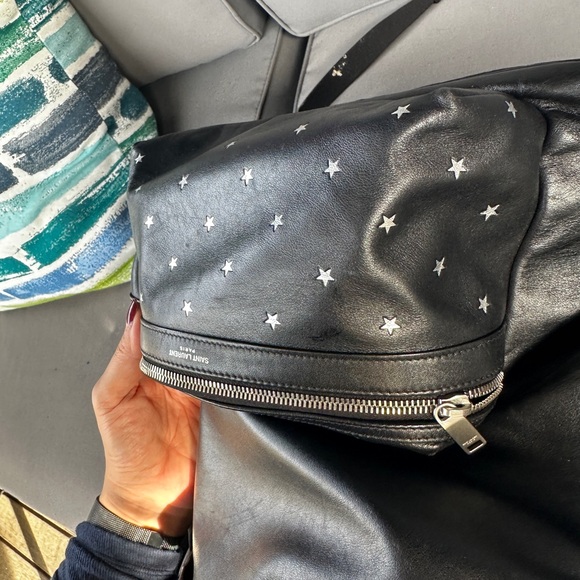 Saint Laurent
Men's Black Ysl City Star Embossed Backpack leather unisex - Picture 7 of 16